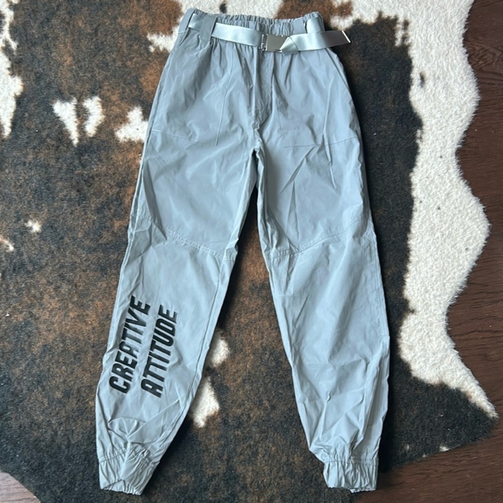 Bershka infrared light 💡 pants , size small  Waterproof pants  Crazy super